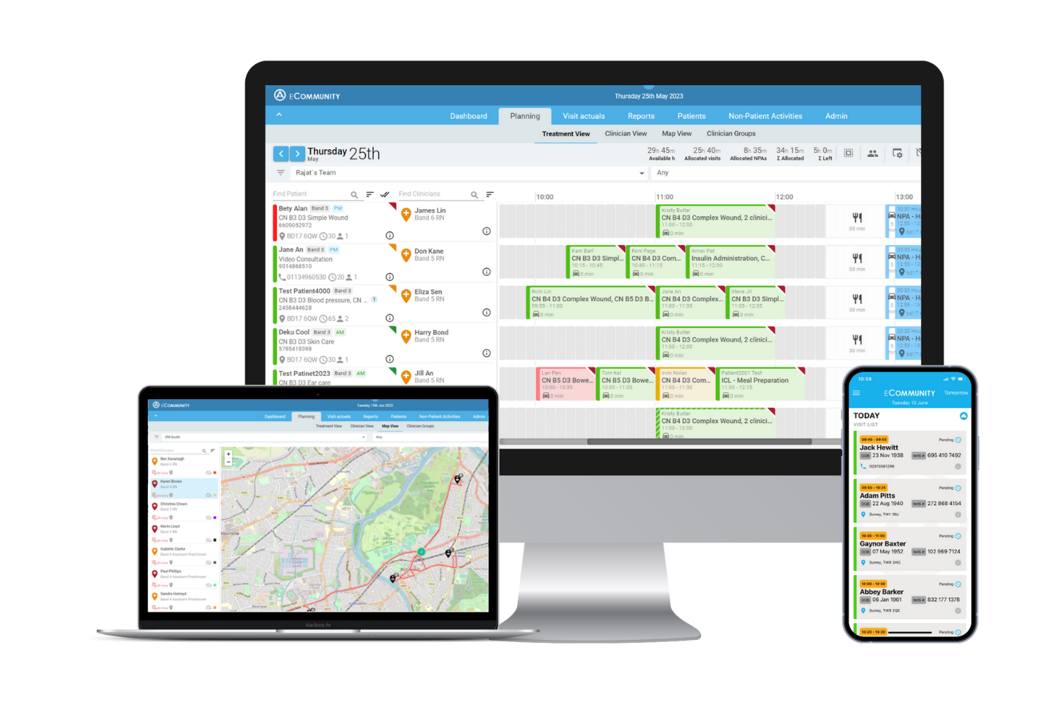 eCommunity screenshots